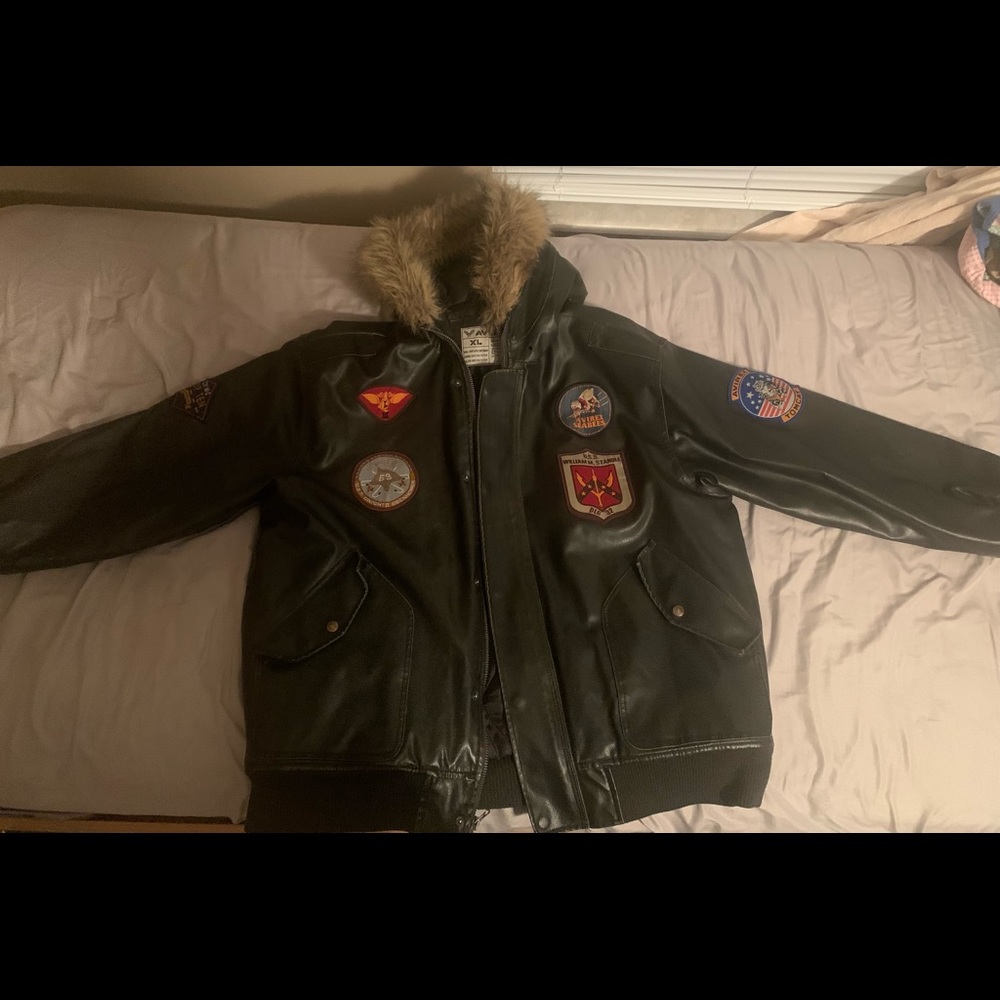 avirex xl bomber parka jacket from the early 70’s